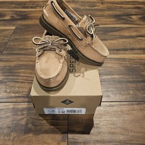 Sperry Light Brown Boat Shoes